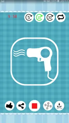 Hair Dryer android App screenshot 0